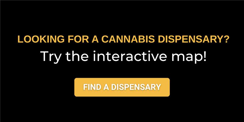 Find a cannabis dispensary using the interactive map